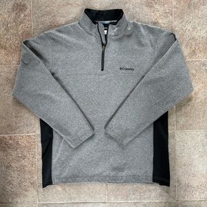 Columbia Omni-Heat Omni-Shield 1/4 Zip Pullover Fleece Sweatshirt Men Medium